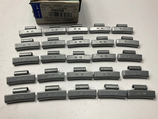 Perfect Wheel Weights IAW035FE Wheel Weights 35 Gr - 25 Pcs Total