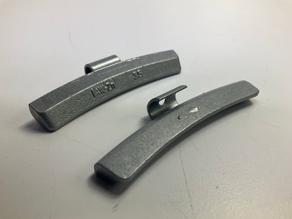 (25) Perfect Wheel Weights IAW035Z Zinc Coated Clip On Wheel Weights, 30g