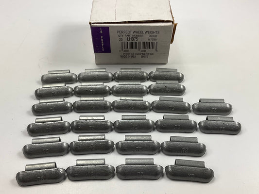 Perfect Wheel Weights LH075 Wheel Weights 0.75 Oz - Box Of 25