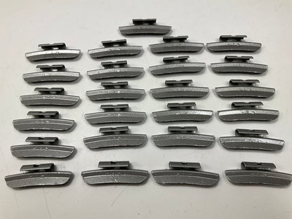 Perfect Wheel Weights LH100 Wheel Weights 1 Oz - 25 Pcs Total