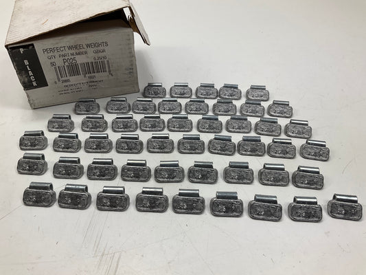 Perfect Wheel Weights P025 Wheel Weights 0.25 Oz / 10 Grams, Pack Of 50 Weights