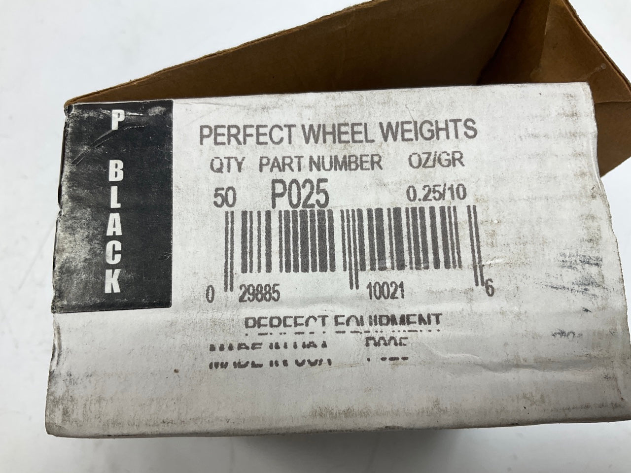 Perfect Wheel Weights P025 Wheel Weights 0.25 Oz / 10 Grams, Pack Of 50 Weights