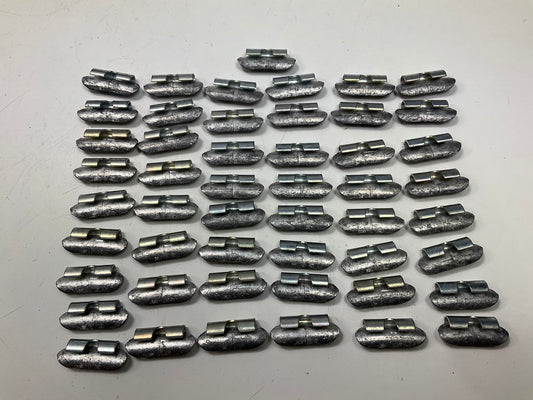 Perfect Wheel Weights P050 P Style Uncoated Lead Wheel Weight 0.50oz - Box Of 50