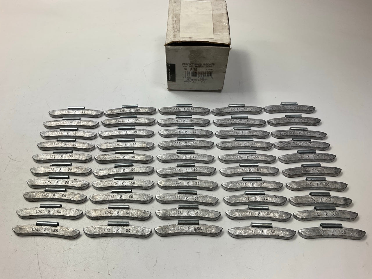 Perfect Wheel Weights P175 Wheel Weights 1.75 Oz - Box Of 50 Pcs