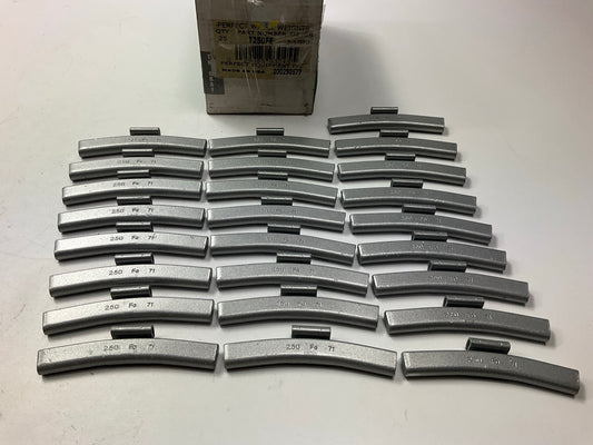 Perfect Wheel Weights T250FE Wheel Weights 2.50 Oz - Box Of 25 Pcs