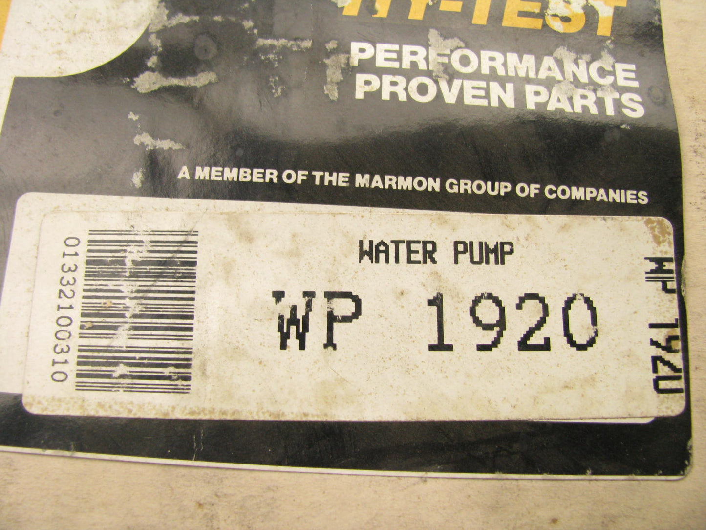 Perfection Hy-test WP1920 Engine Water Pump