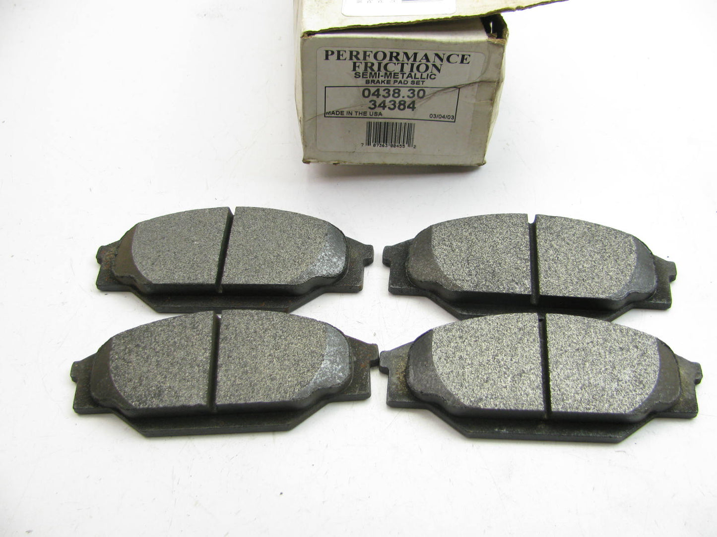 Performance Friction 0438-30 FRONT Brake Pads - 1989-1992 Toyota Pickup RWD 1TON