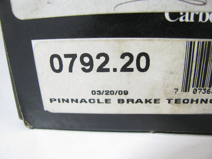 Performance Friction 0792-20 Carbon Metallic Disc Brake Pad Set - Rear