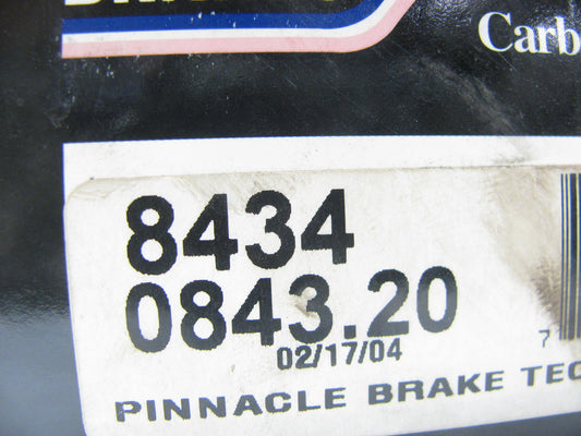 Performance Friction 0843-20 Carbon Metallic Disc Brake Pad Set - Front