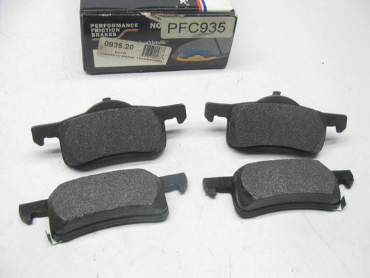 Performance Friction 0935-20 Carbon Metallic Disc Brake Pads - Rear