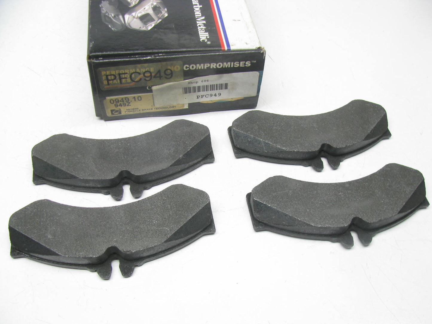 Performance Friction 0949-10 Carbon Metallic Disc Brake Pads - Front / Rear