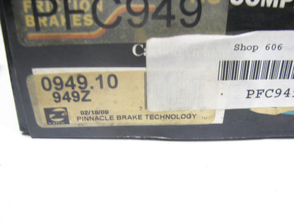 Performance Friction 0949-10 Carbon Metallic Disc Brake Pads - Front / Rear