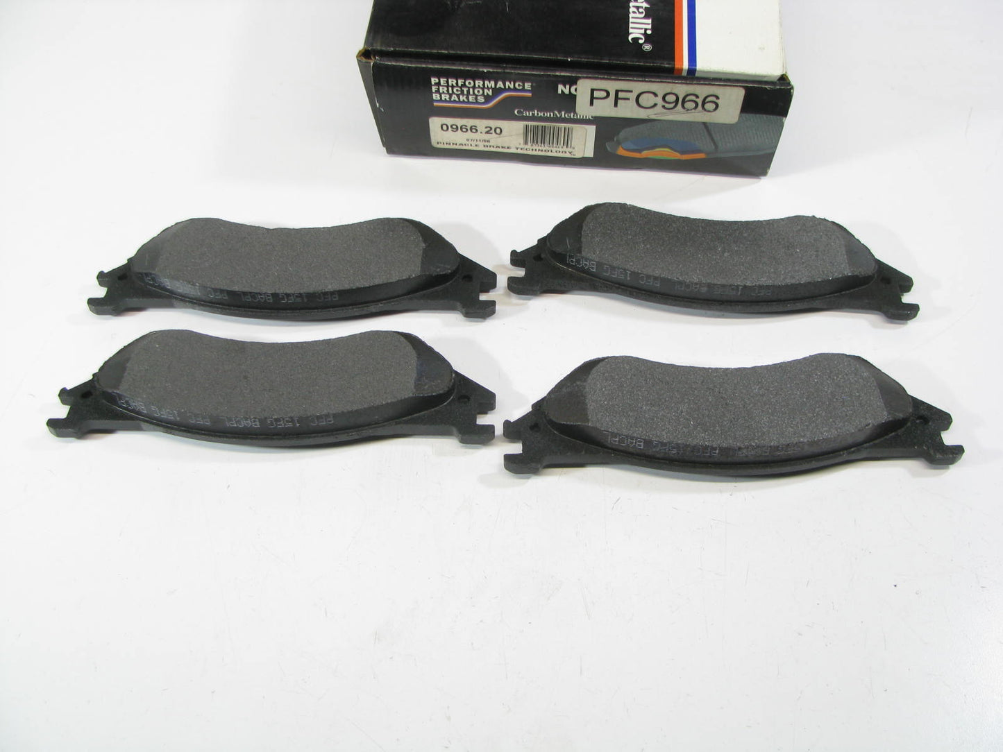 Performance Friction 0966-20 Carbon Metallic Disc Brake Pads - Front