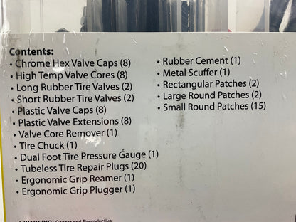 Performance Tool  60203 Tire Repair Maintenance Kit To Fix & Maintain Tires