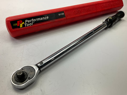 USED - Performance Tool M199 1/2'' Drive Click Torque Wrench 250 Ft/lb.
