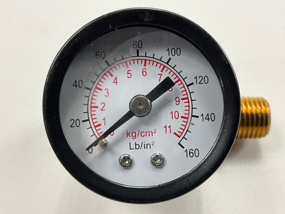 Performance M693 1/4'' NPT Brass Air Compressor Tank Valve With 160 PSI Gauge