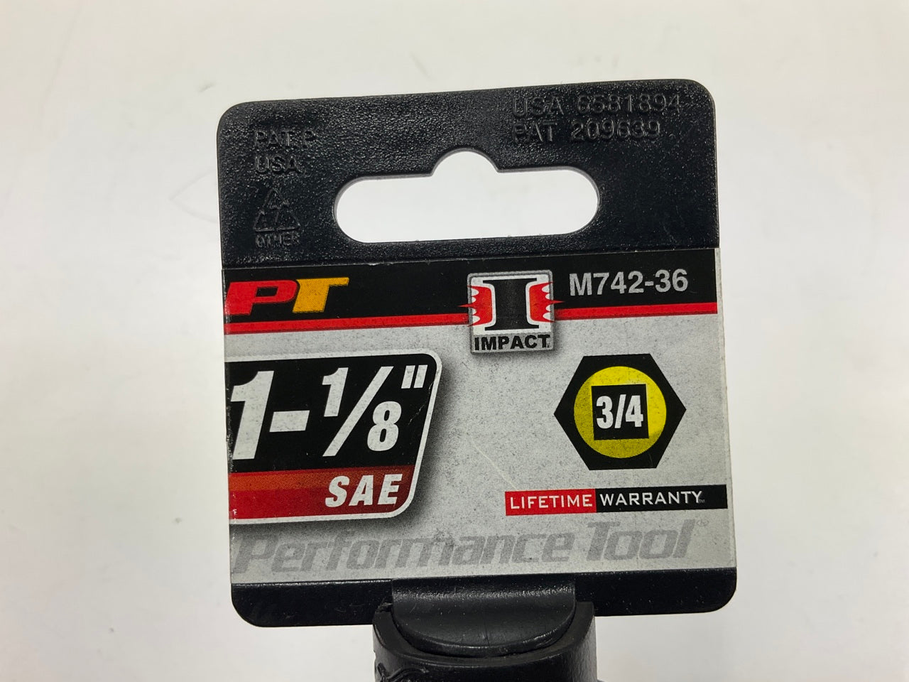 Performance Tool M742-36 3/4'' Drive Deep Well Impact Socket, 1-1/8''
