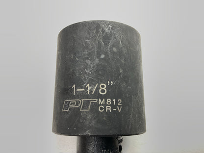 Performance Tool M812 1/2'' Drive 1-1/8'' 6-Point Standard Impact Socket