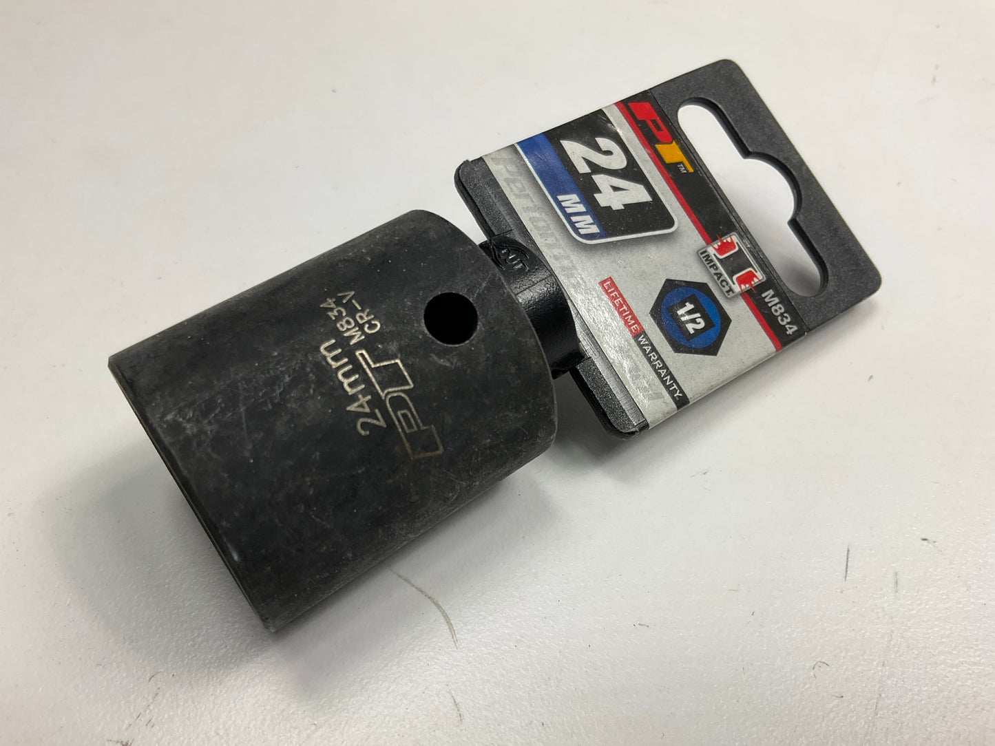 Performance Tool M834 1/2'' Drive 24 Mm 6-Point Standard Impact Socket