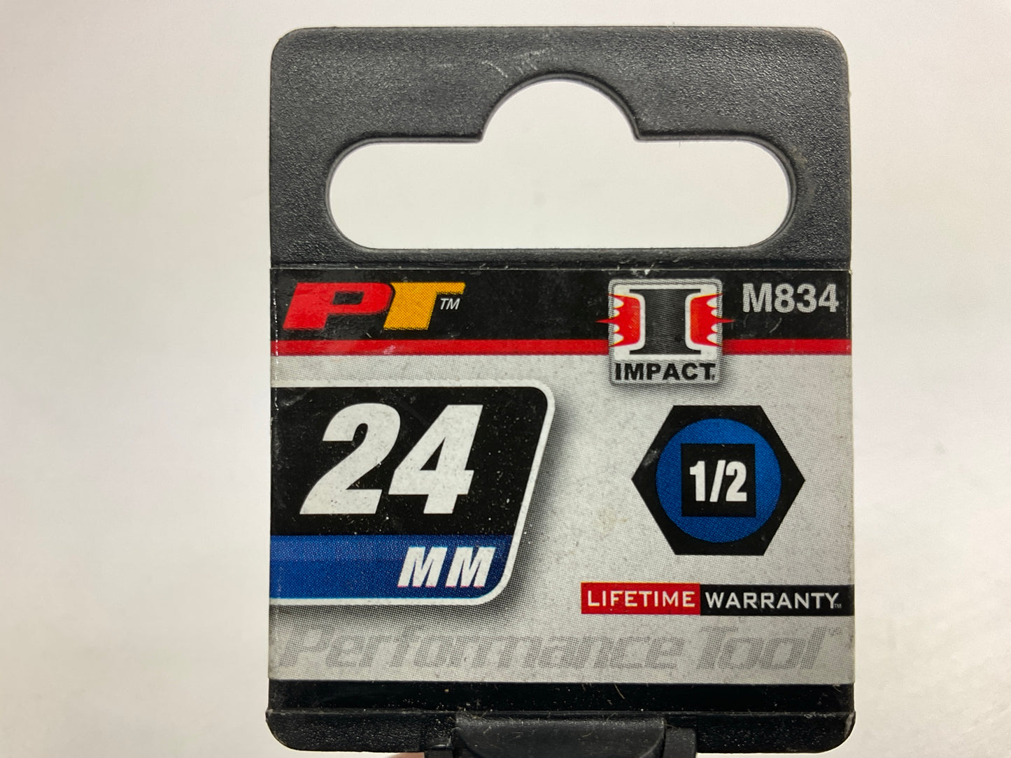 Performance Tool M834 1/2'' Drive 24 Mm 6-Point Standard Impact Socket
