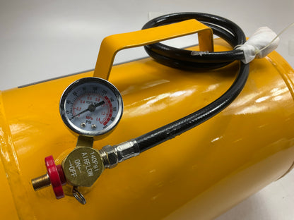 SMALL DENT - Performance Tool W10005 Hi-Viz 5-Gallon Portable Air Tank W/ Gauge