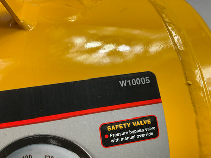SMALL DENT - Performance Tool W10005 Hi-Viz 5-Gallon Portable Air Tank W/ Gauge