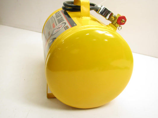 Performance Tool W10005 Hi-Viz 5-Gallon Horizontal Portable Air Tank W/ Gauge