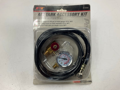 Performance W10058 Air Tank Repair Kit W/safety Valve, Pressure Gauge, 4' Hose