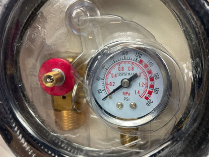Performance W10058 Air Tank Repair Kit W/safety Valve, Pressure Gauge, 4' Hose