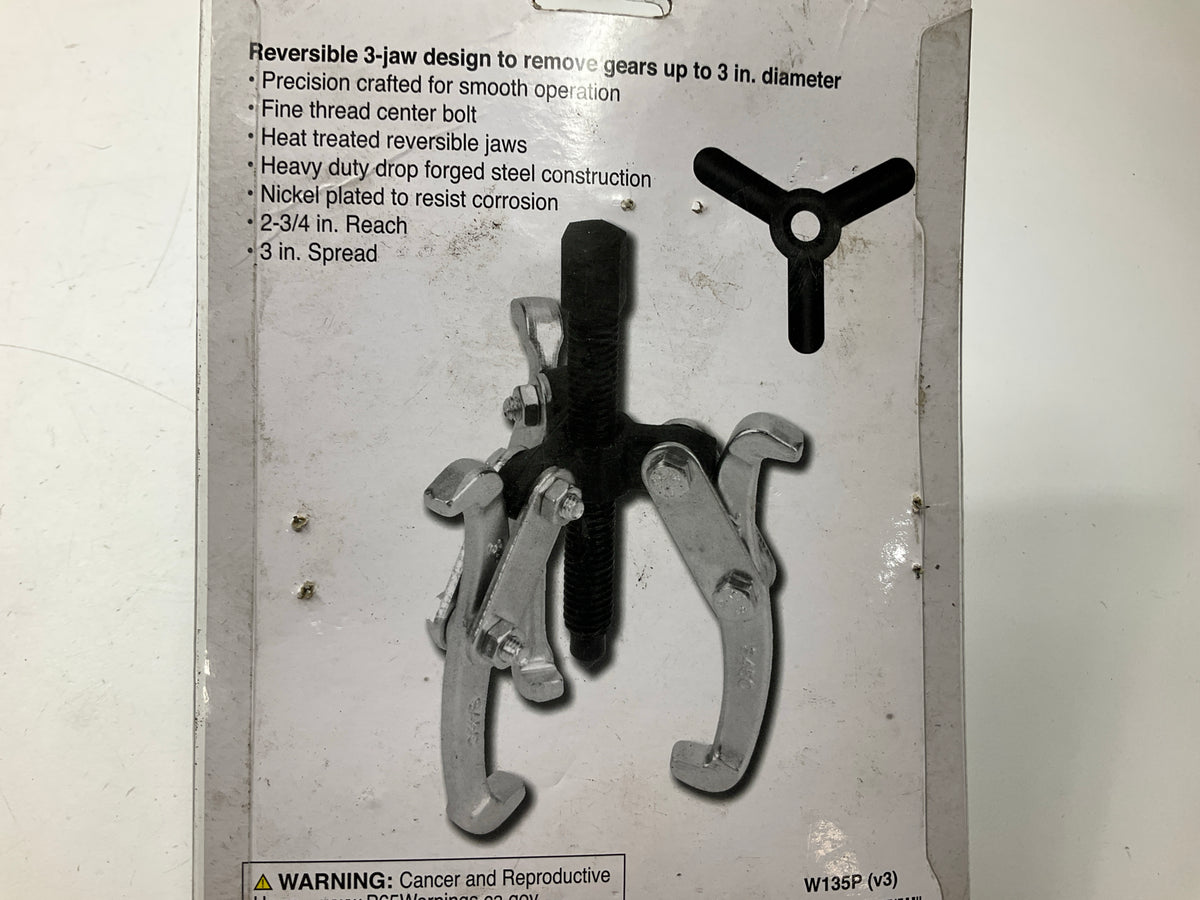Performance Tool W135P 3 Inch 3 Jaw Gear Puller