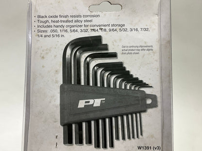 Performance Tool W1391 12-Piece SAE Hex Key Wrench Set