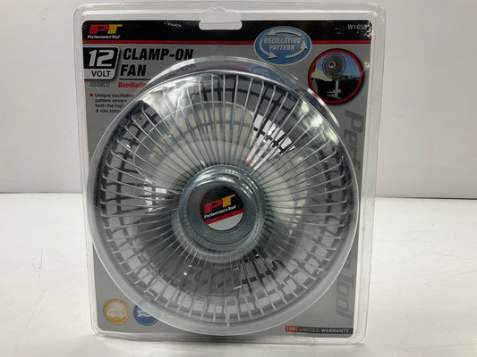 Performance Tool W1658 12V Clamp On 6'' Oscillating Fan For Cars, Trucks, RVs