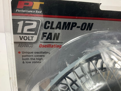 Performance Tool W1658 12V Clamp On 6'' Oscillating Fan For Cars, Trucks, RVs