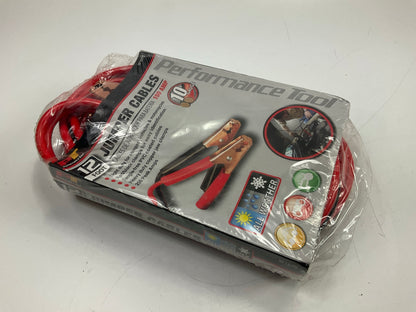 Performance Tool W1670 12' 10-Gauge 150 AMP All Weather Jumper Cables,12 Feet