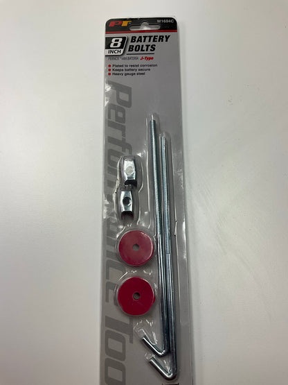 Performance Tool W1694C 8 Inch J Style Battery Bolts