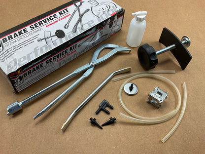 Performance W180 5-Pc Brake Service Tool Kit  Brake Pad Spreader, Pliers Bleeder