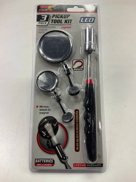 Performance Tool W1935 3-piece 33'' Lighted Inspection Kit