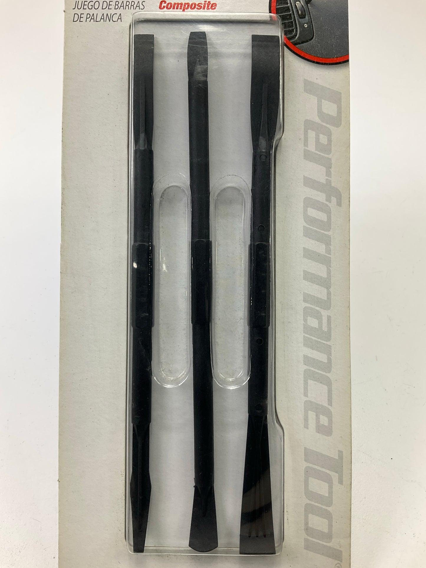 Performance Tool W2038 3-Piece 5'' Round Line-Up Non-Marring Pry Bar Set