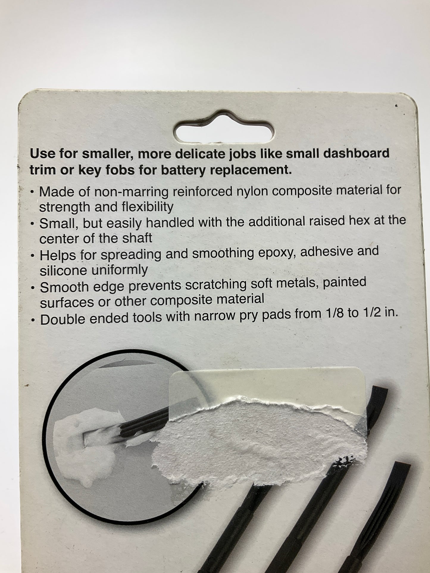 Performance Tool W2038 3-Piece 5'' Round Line-Up Non-Marring Pry Bar Set