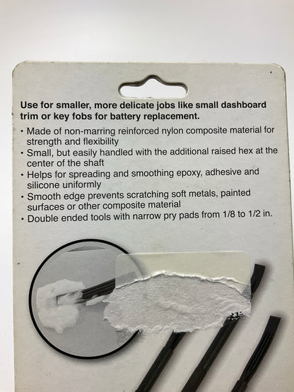 Performance Tool W2038 3-Piece 5'' Round Line-Up Non-Marring Pry Bar Set
