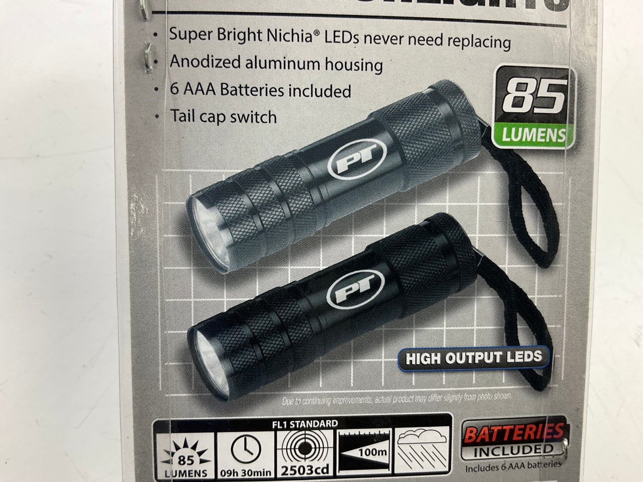 Performance Tool W2459 2 Piece Led Pocket Flashlight 55 Lumens