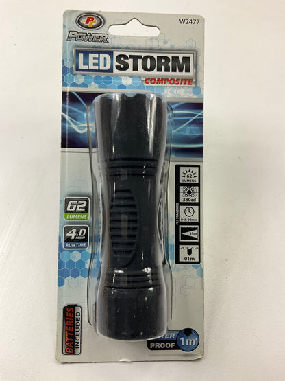 Performance Tool W2477 Flashlight, 62 Lumen, 3 AAA Batteries, 4 Hour Run Time