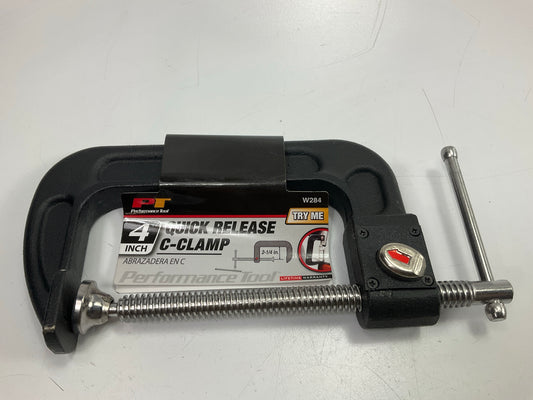 Performance Tool W284 4 Inch Quick Release C-Clamp