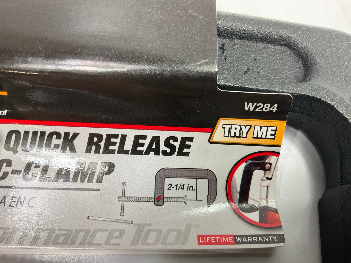 Performance Tool W284 4 Inch Quick Release C-Clamp