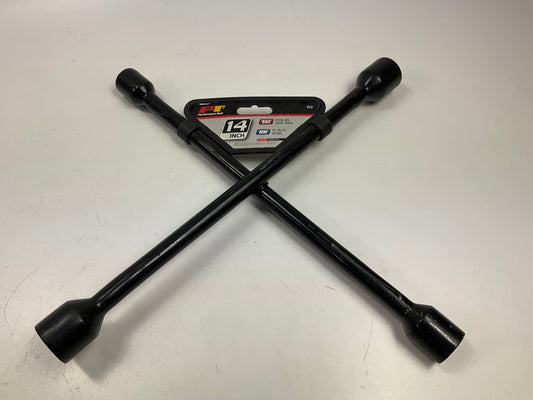 Performance Tool W2 Black 14'' Metric 4-Way Cross Lug Wrench