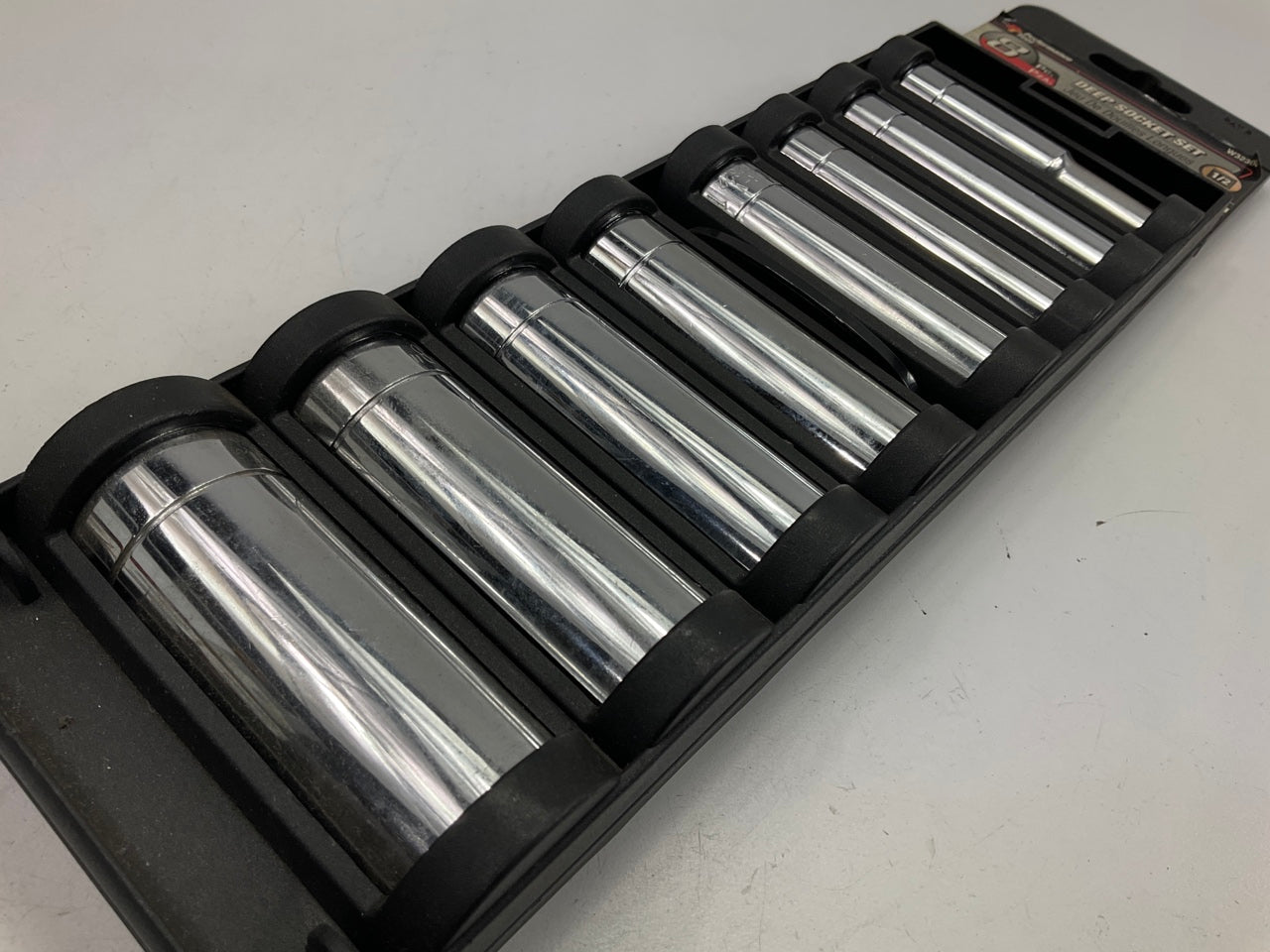 Performance Tool W32300 8 Pc. 1/2'' Dr. SAE Deep Socket Set