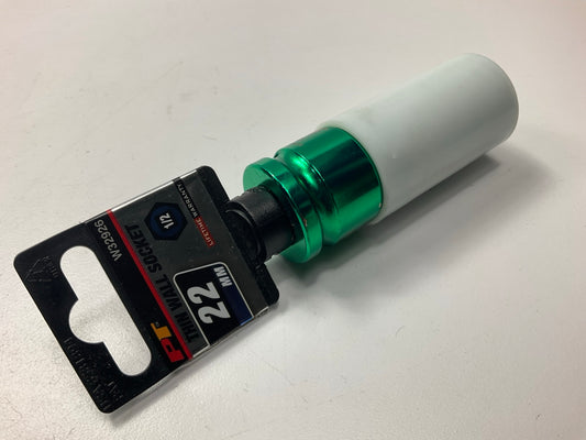 Performance Tool W32926 1/2 Drive, 22mm Metric Thin Wall Socket