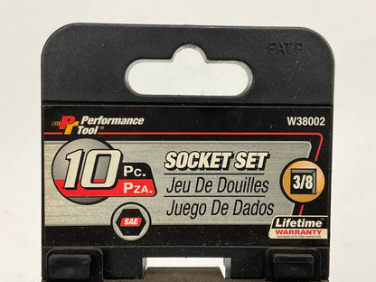 Performance Tool W38002 3/8''  Drive Standard Socket Set