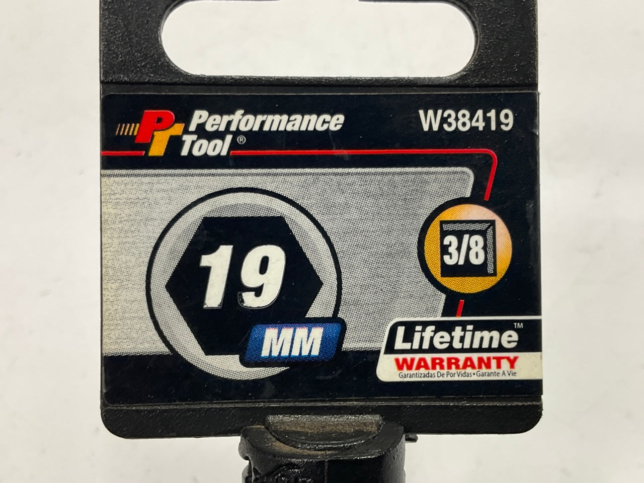 Performance Tool W38419 3/8 Inch Drive 19mm 6pt Deep Socket