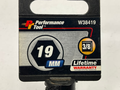 Performance Tool W38419 3/8 Inch Drive 19mm 6pt Deep Socket